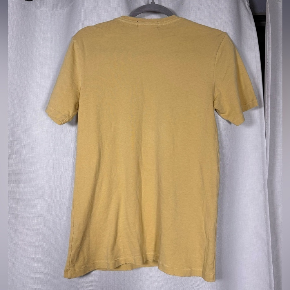 Junk Food Clothing Unisex Yellow The Rolling Stones Graphic Vintage Tee XS - Picture 3 of 7